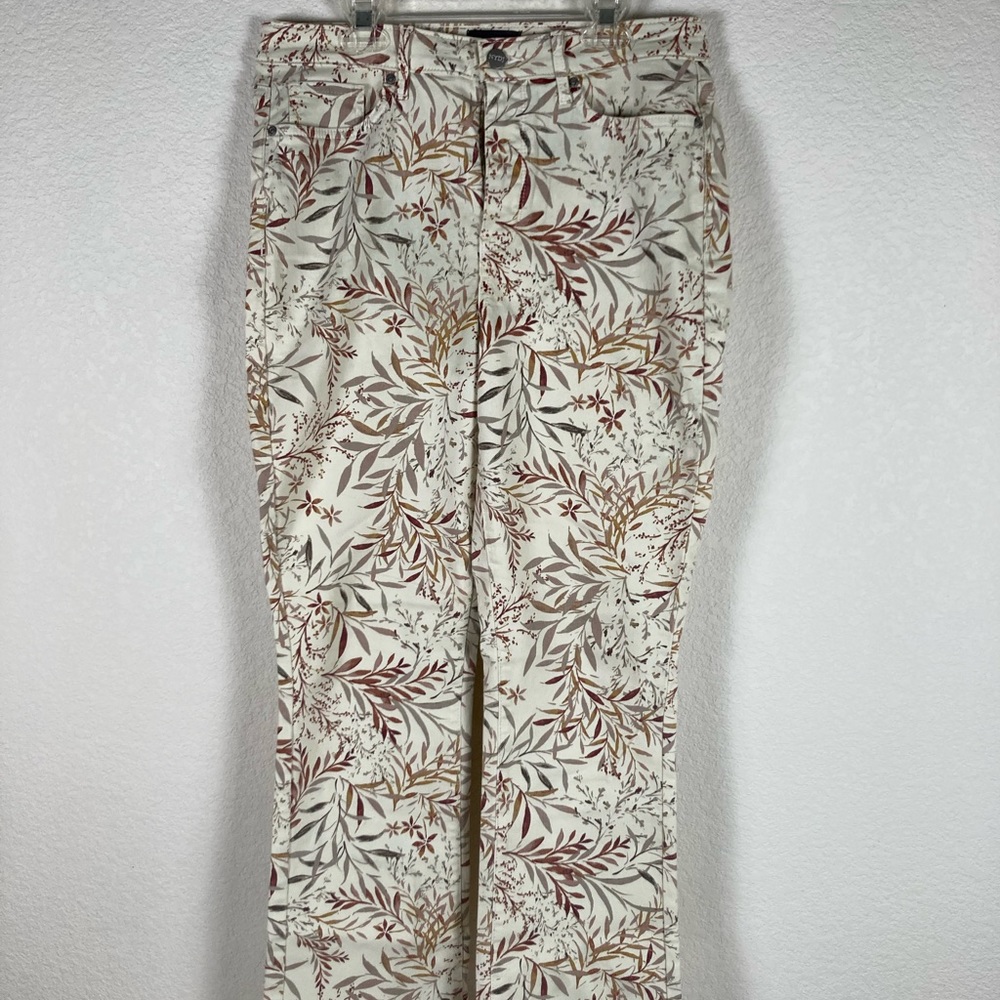 NYDJ Women SZ 8 lift x tuck Sheri slim bootcut jeans Western Capsule Cottagecore